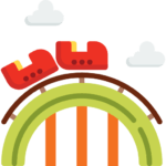 Ride a roller-coaster.