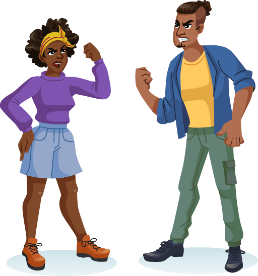 Angry-couple - Christian Counselors of Mooresville