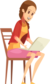 teen girl on laptop - Christian Counselors of Mooresville