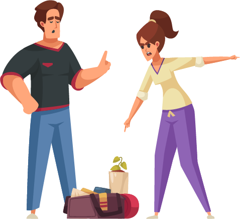 Couple arguing - Christian Counselors of Mooresville