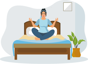 Bed yoga - Christian Counselors of Mooresville Bed yoga is a great way to relax and enhance your mental health at college.