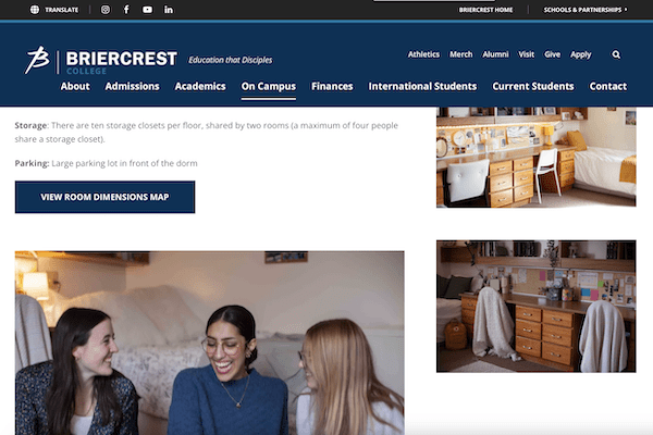 Briarcrest College - Dorm life - Christian Counselors of Mooresville