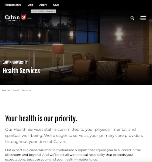 Calvin University - Registered Dietician - Christian Counselors of Mooresville
