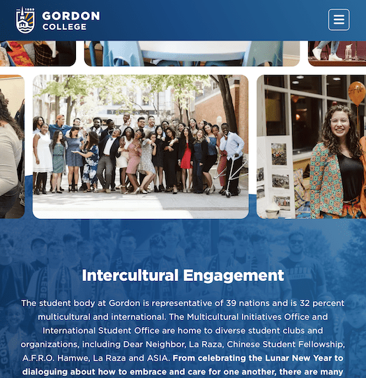 Gordon College - Intercultural Engagement - Christian Counselors of Mooresville