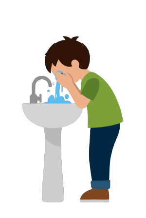 Splash water in your face - Christian Counselors of Mooresville Splash cold water on your face to reset your vagus nerve.